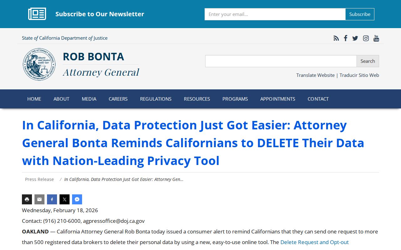 San Gabriel neighbors California DROP privacy deletion information